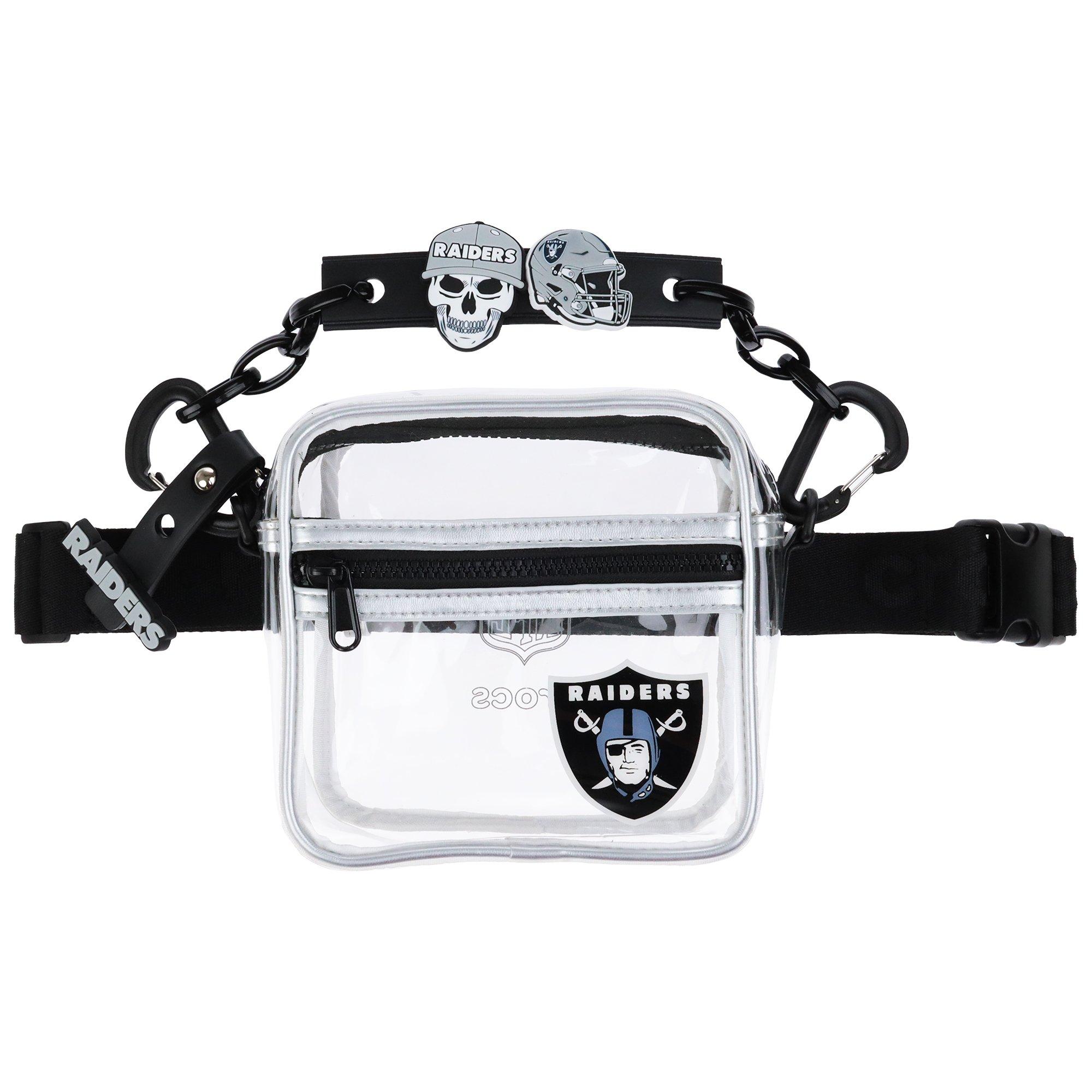 Crocs x NFL Las Vegas Raiders Stadium Bag - BLACK/SILVER